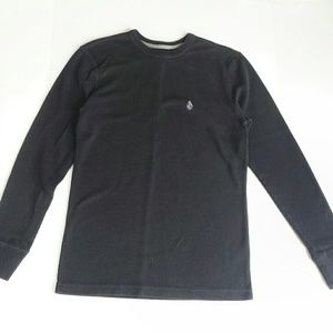Volcom Slambam Logo L/S Thermal Top Size Small